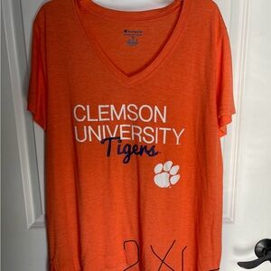 Champion Women's Orange Clemson University Top